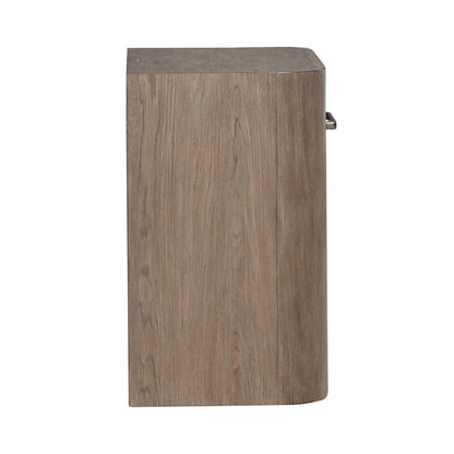 South Bend - Open Nightstand With Charging Station - Brown