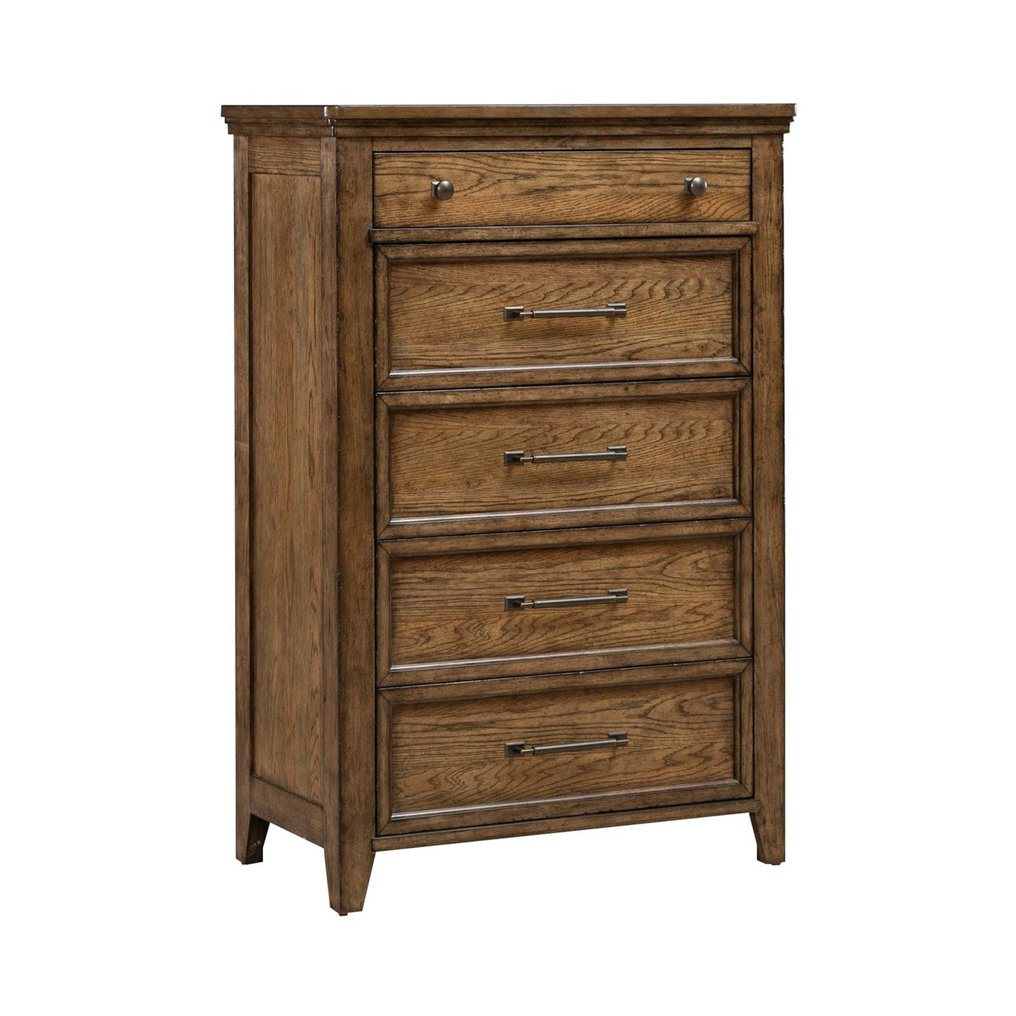 Carolina Park - 5 Drawer Chest - Brown