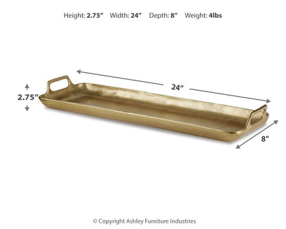 Posy - Tray - Gold Finish