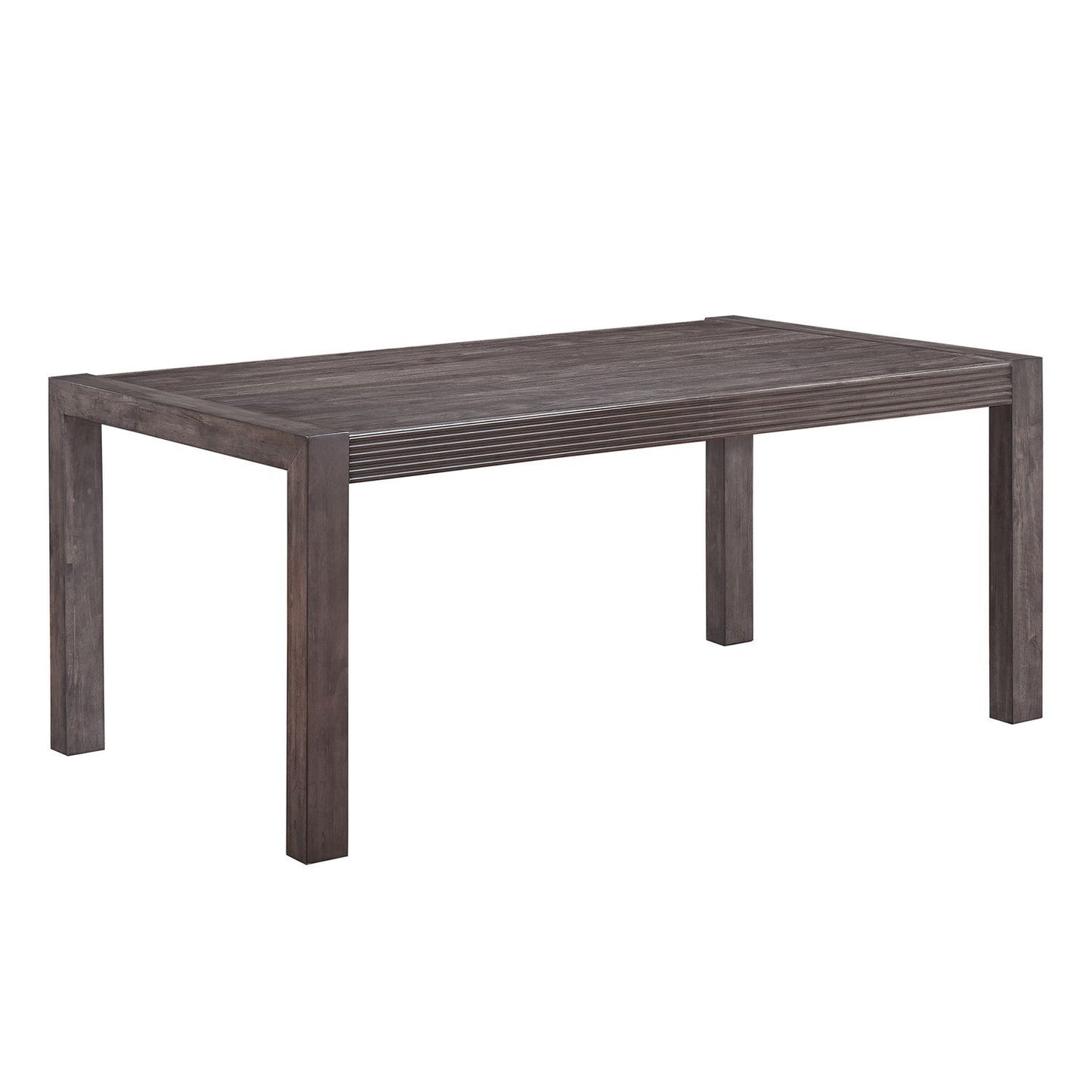 Modern Edge - Rectangular Leg Table - Brown