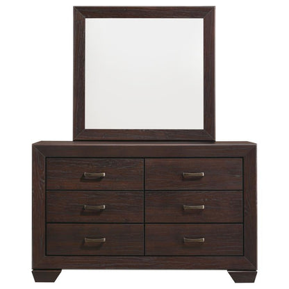 Kauffman - 6-Drawer Dresser with Mirror