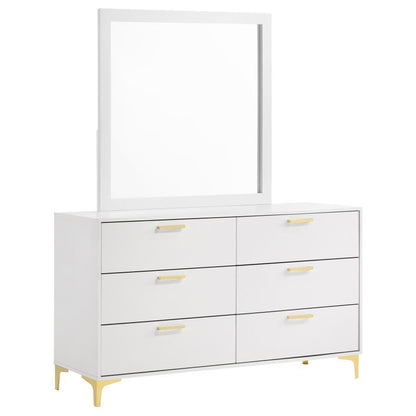 Kendall - 6-drawer Dresser With Mirror