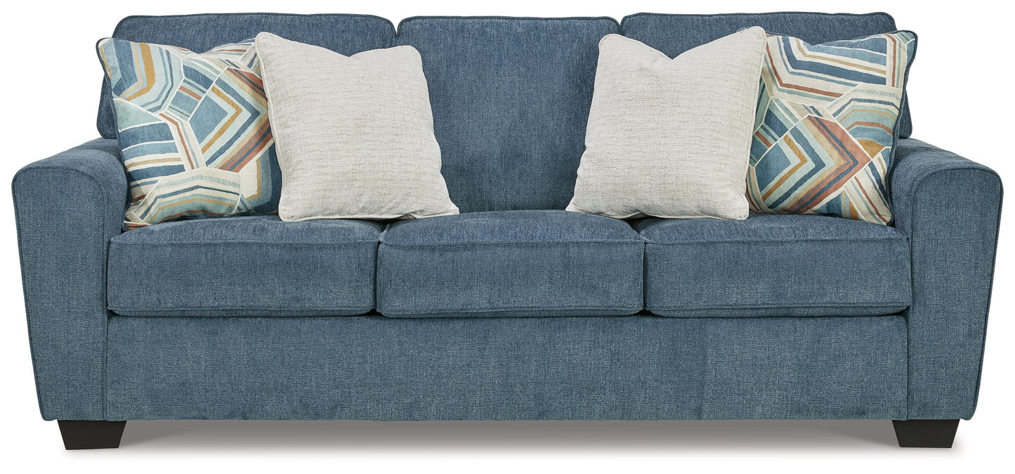 Cashton - Queen Sofa Sleeper - Blue