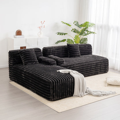 Cloud Sectional Sofa Upholstered Couch Free Combined Sofa