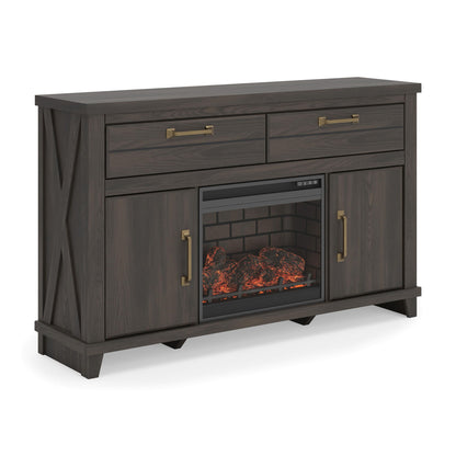 Brazen Valley - TV Stand With Fireplace Option