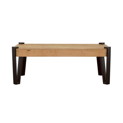 Winston - Rectangular Wood Top Coffee Table - Natural