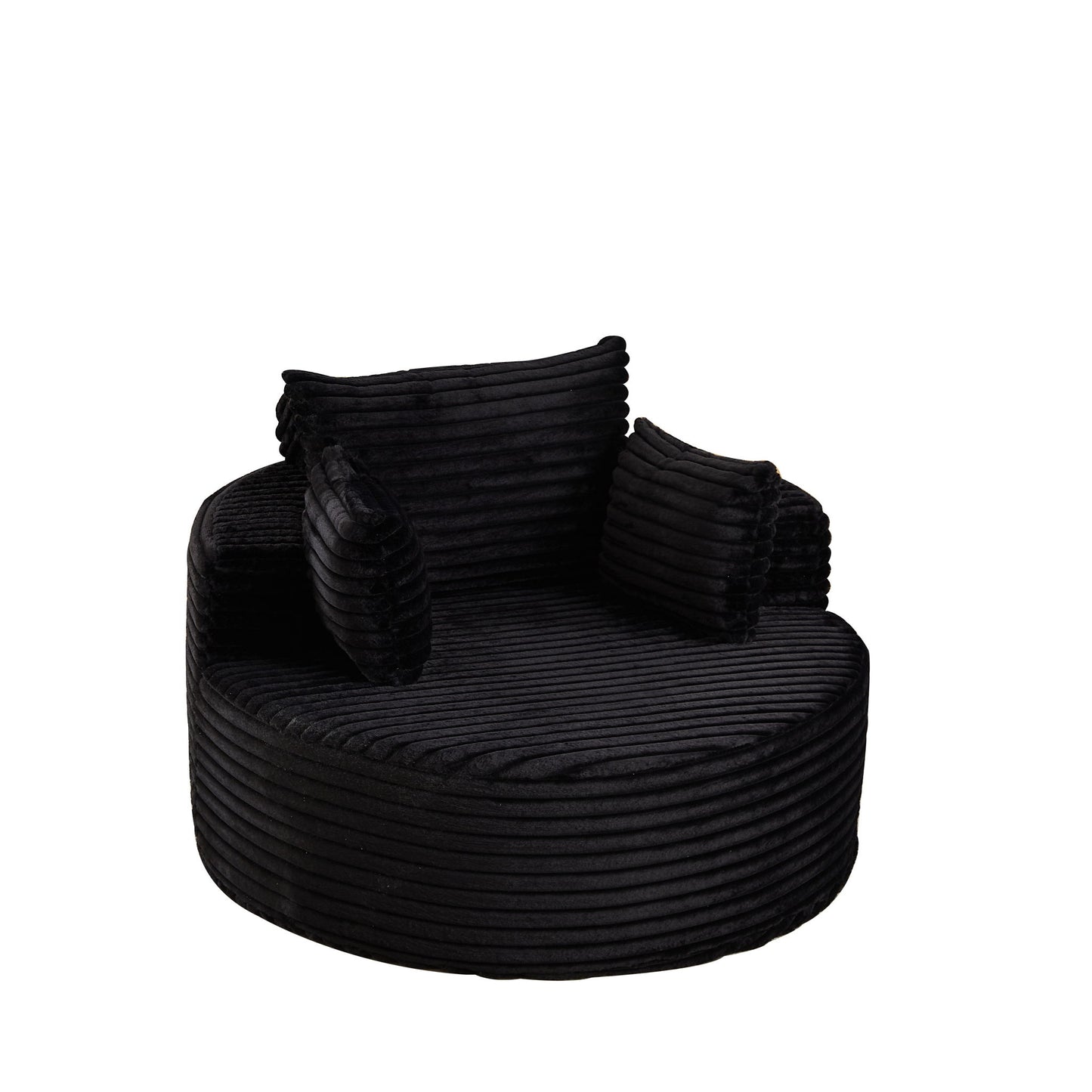 Modern Single Sofa With Backrest Pillow For Living Room