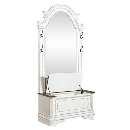 Magnolia Manor - 2 Piece Hall Tree - Antique White