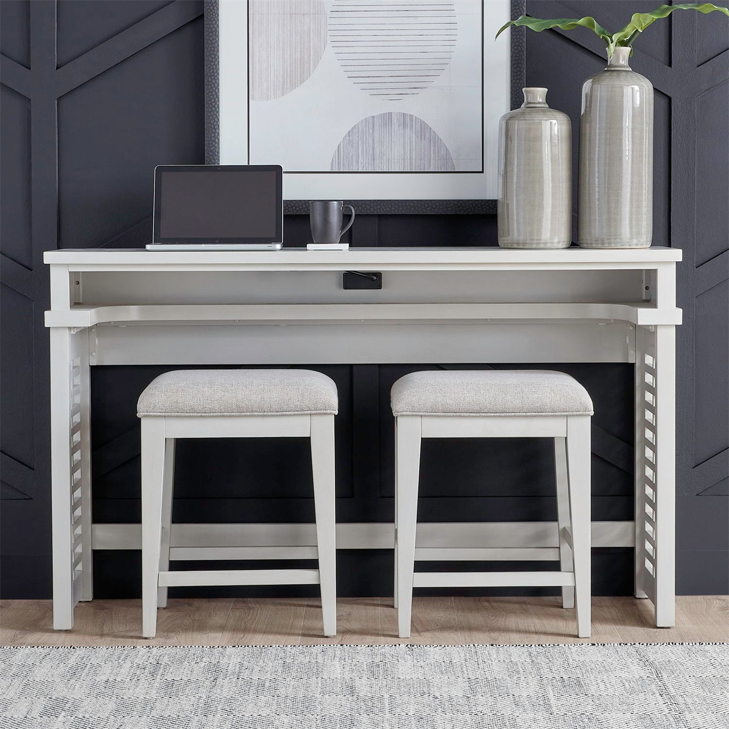 Berkley Square - 3 Piece Console Set - Linen & Khaki