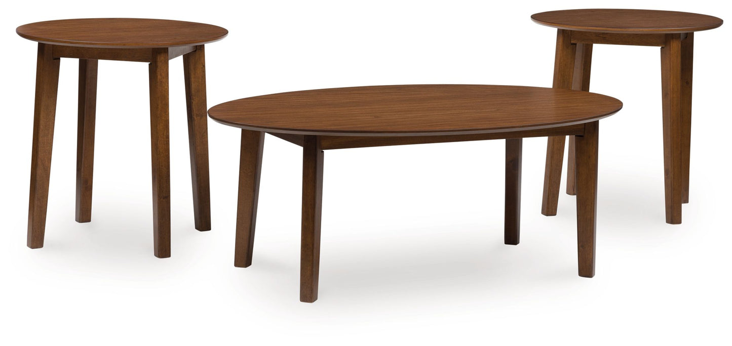 Gordonay - Occasional Table Set - Brown