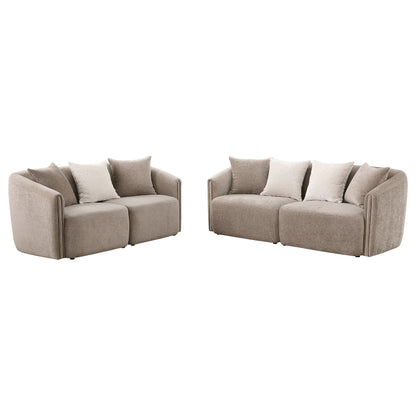 Townsend - Chenille Upholstered Sofa Set