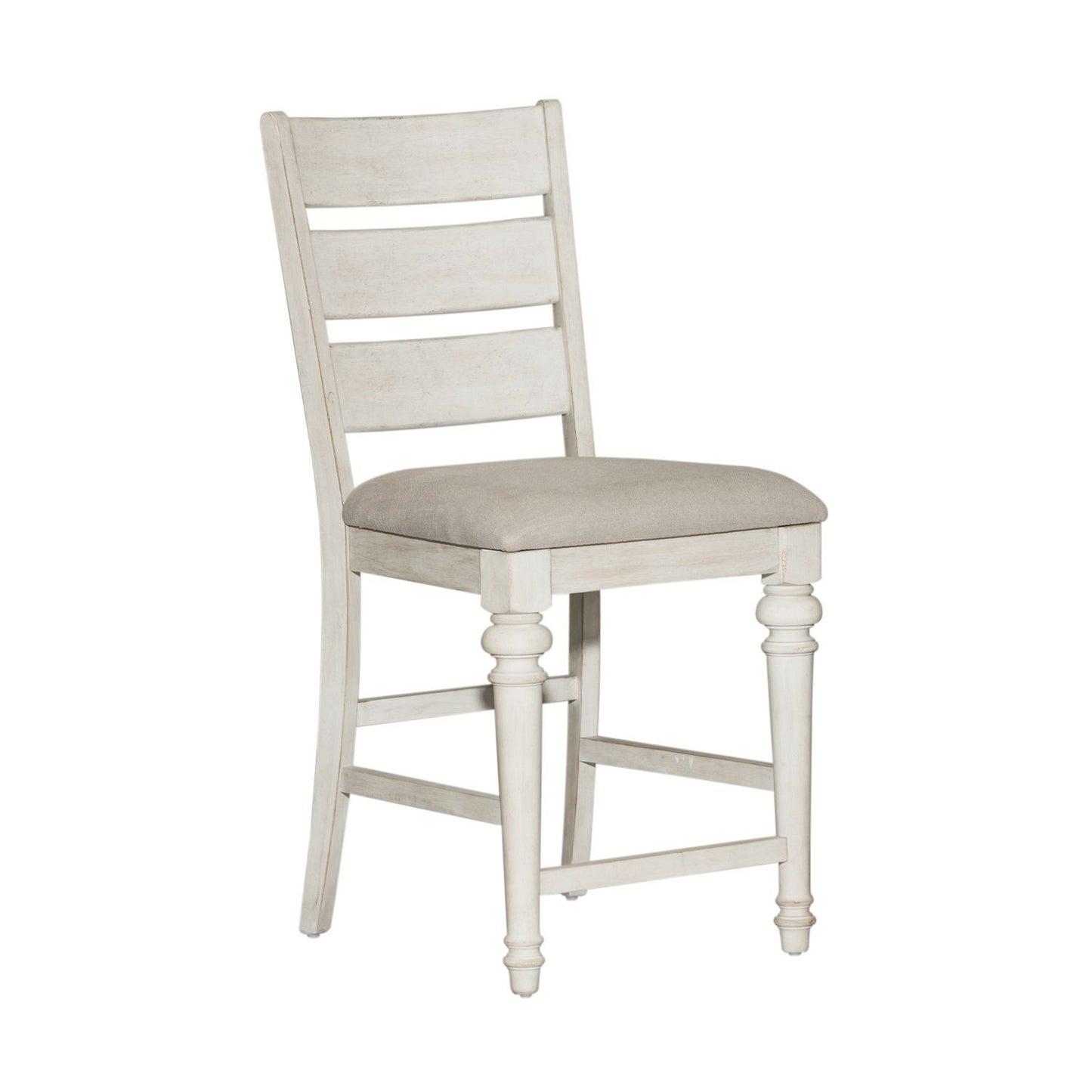 Heartland - 5 Piece Gathering Table Set (Ladder-Back Chairs) - White