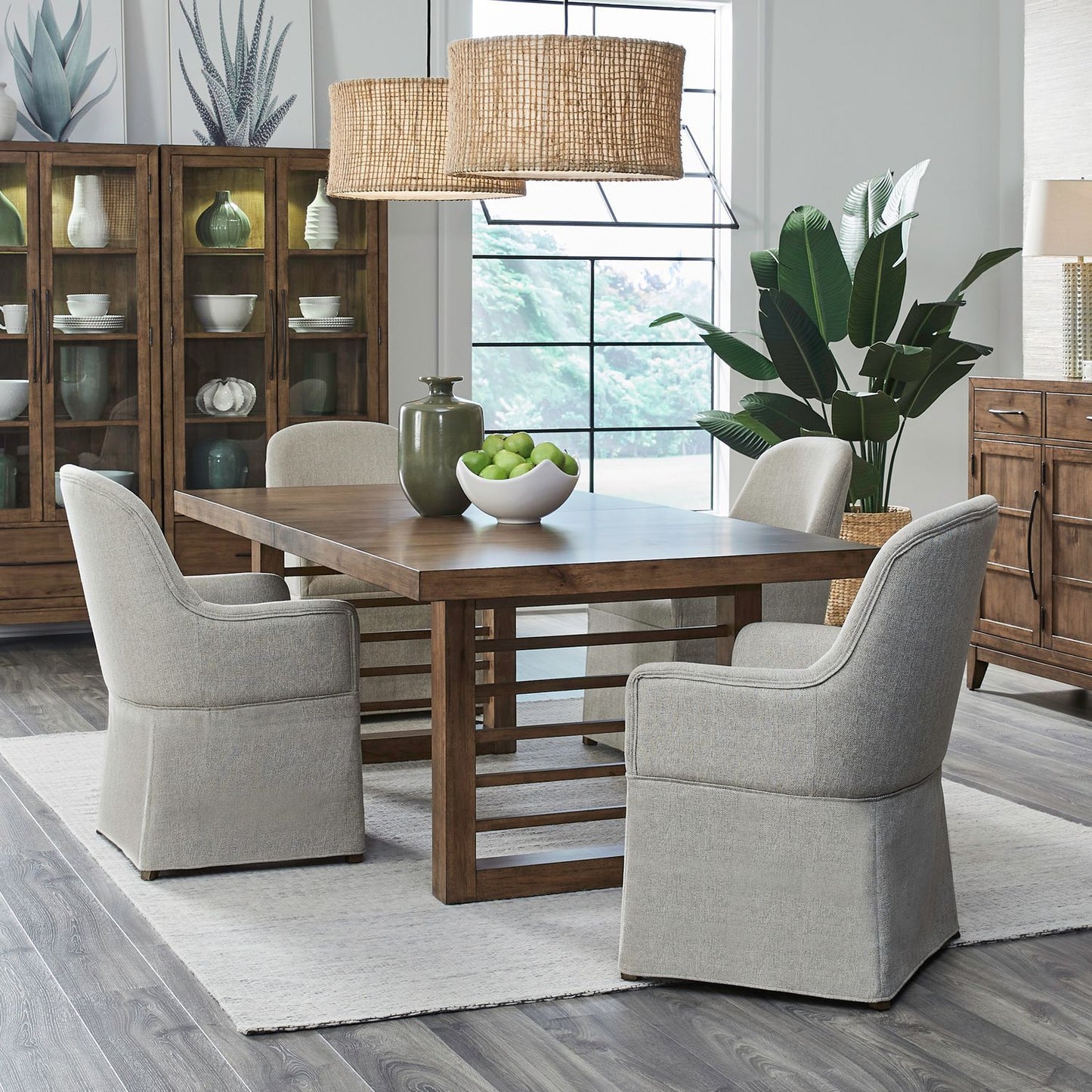 Shaker Lakes - Pedestal Table Set