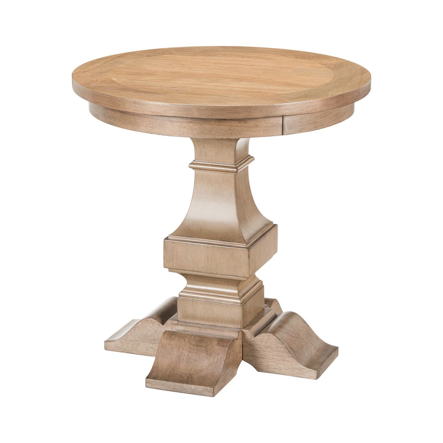 Haven Hills - Round End Table - Camel Beige