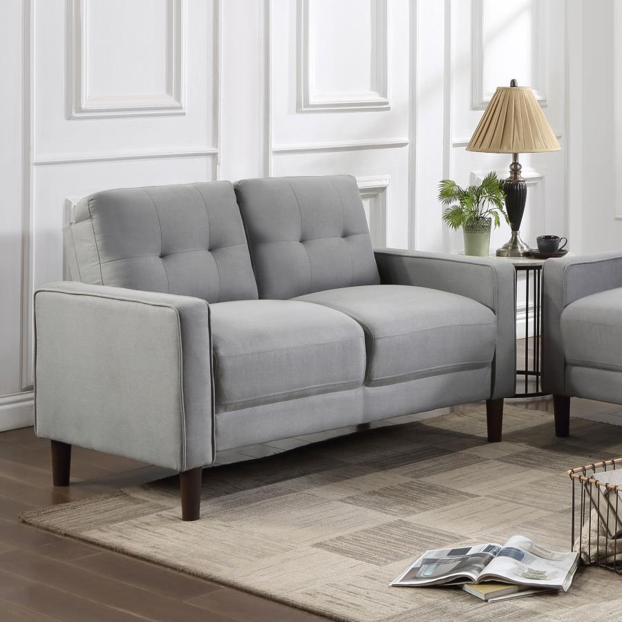 Bowen - Upholstered Track Arm Tufted Loveseat