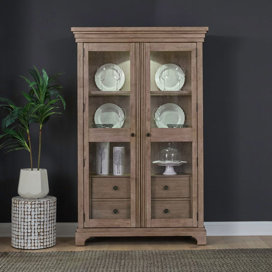 Haven Hills - Display Cabinet - Camel Beige