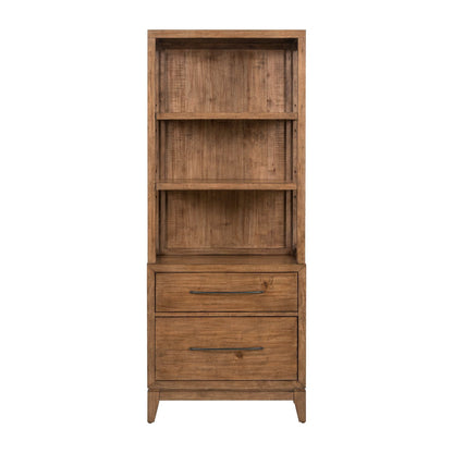 Shaker Lakes - Lateral File Bookcase - Harvest Brown