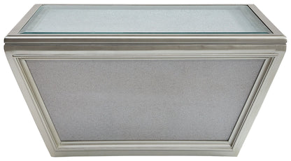 Traleena - Silver Finish - Square Cocktail Table