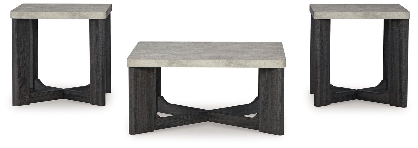 Sharstorm - Occasional Table Set (Set of 3) - Two-tone Gray