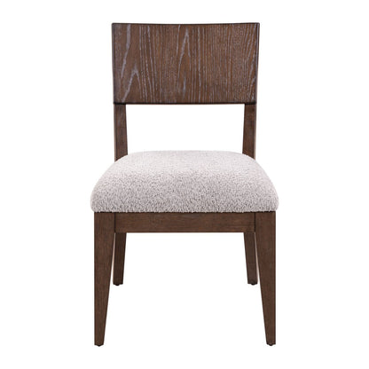 Cascade Falls - Panel Back Side Chair (RTA) - Brown