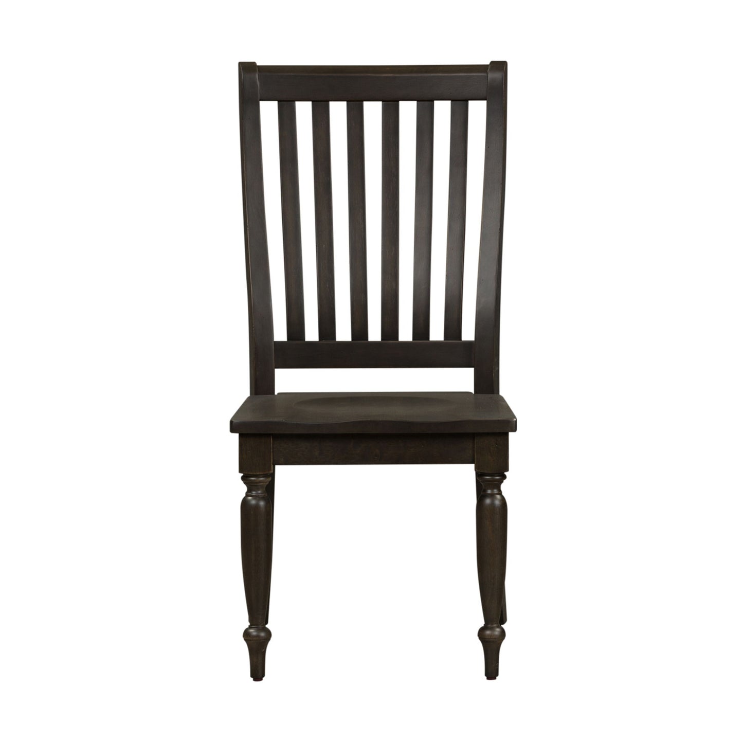 Harvest Home - Slat Back Side Chair - Black