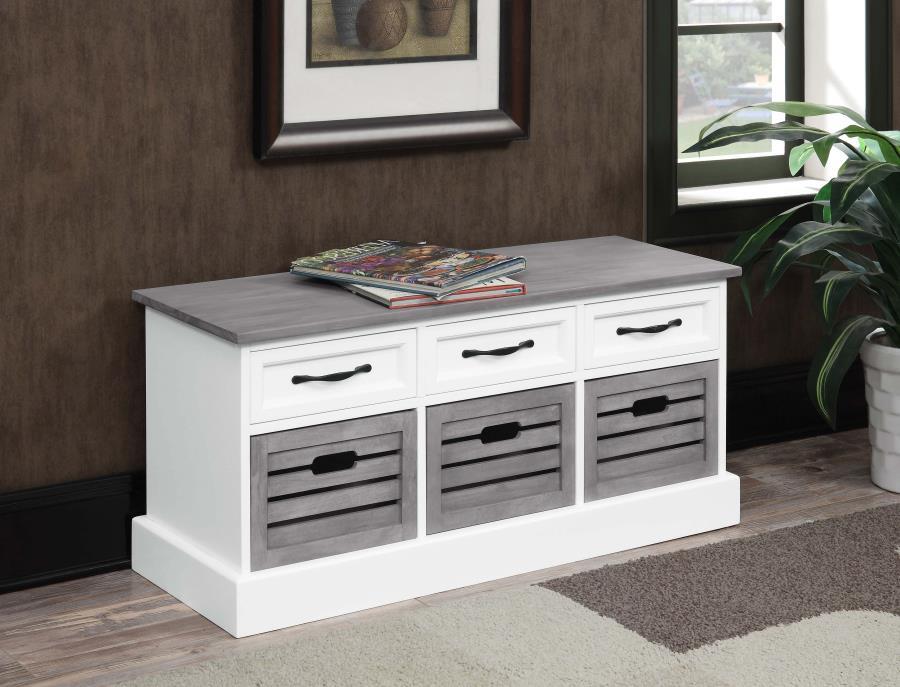 Alma 3-Drawer Storage Bench