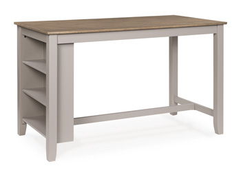 Harperfeld - Rectangular Dining Room Counter Table - Natural / Gray