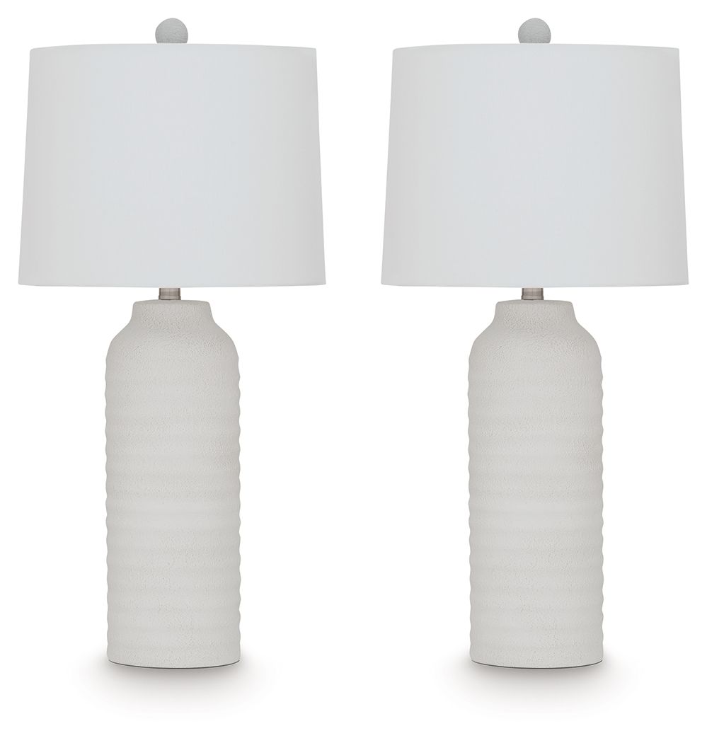 Vauville - Poly Table Lamp (Set of 2) - White