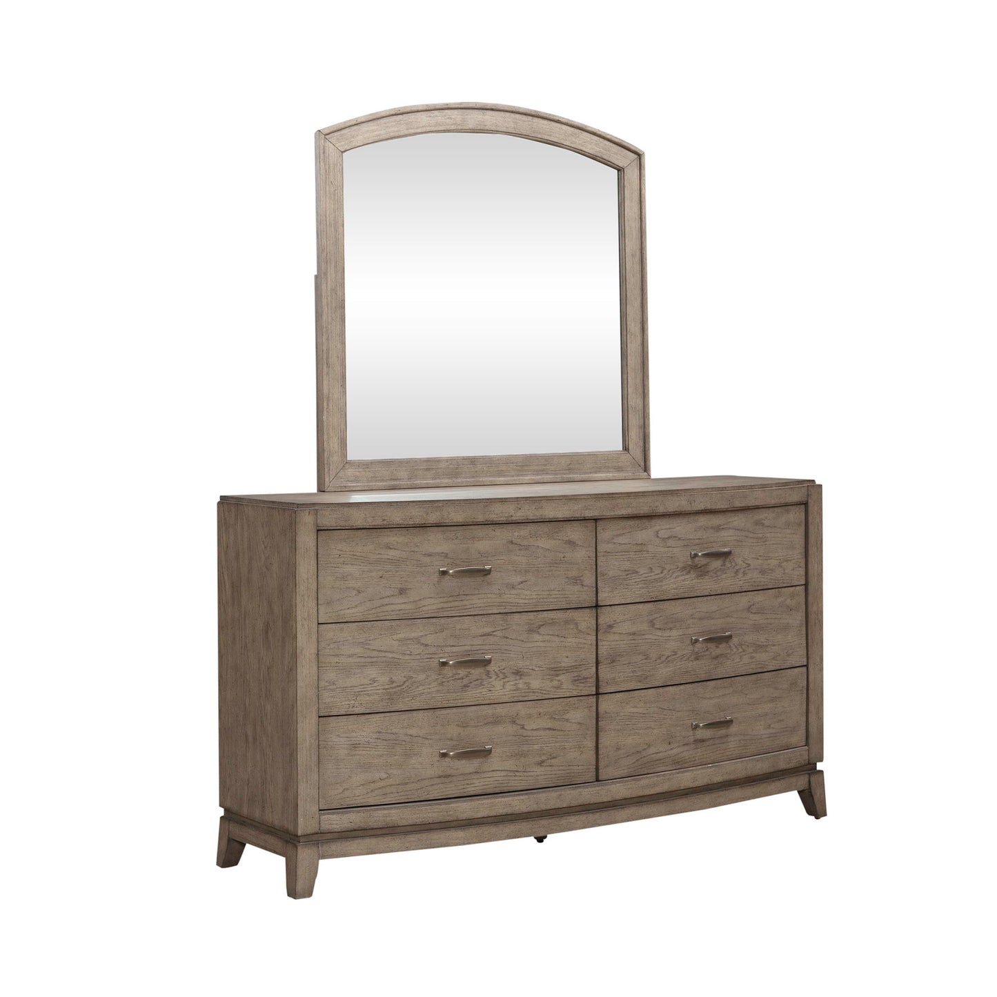 Avalon - Dresser & Mirror - Burnished Beige