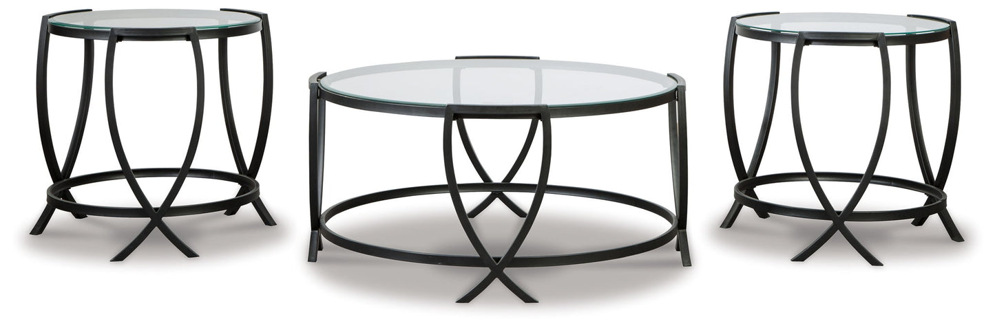 Tarrin - Occasional Table Set (Set of 3) - Black