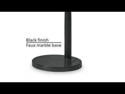 Veergate - Black - Metal Arc Lamp