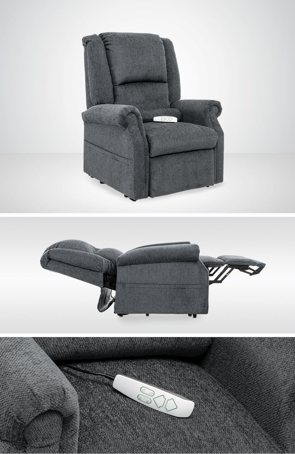 Mega Motion iNFI ATTAIN Shadow Power Lift Recliner