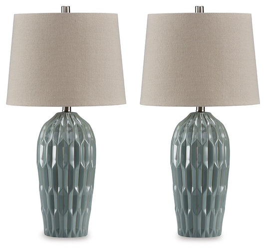 Hadbury - Ceramic Table Lamp (Set of 2)