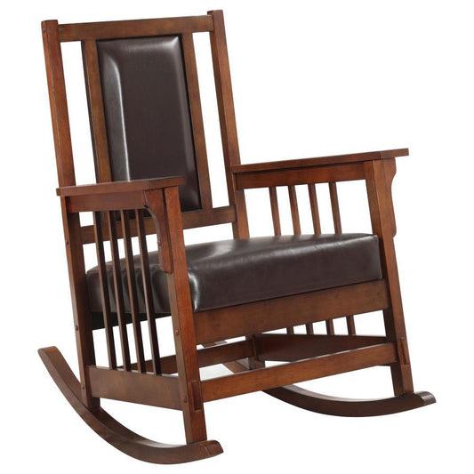 Ida - Upholstered Rocking Chair - Tobacco