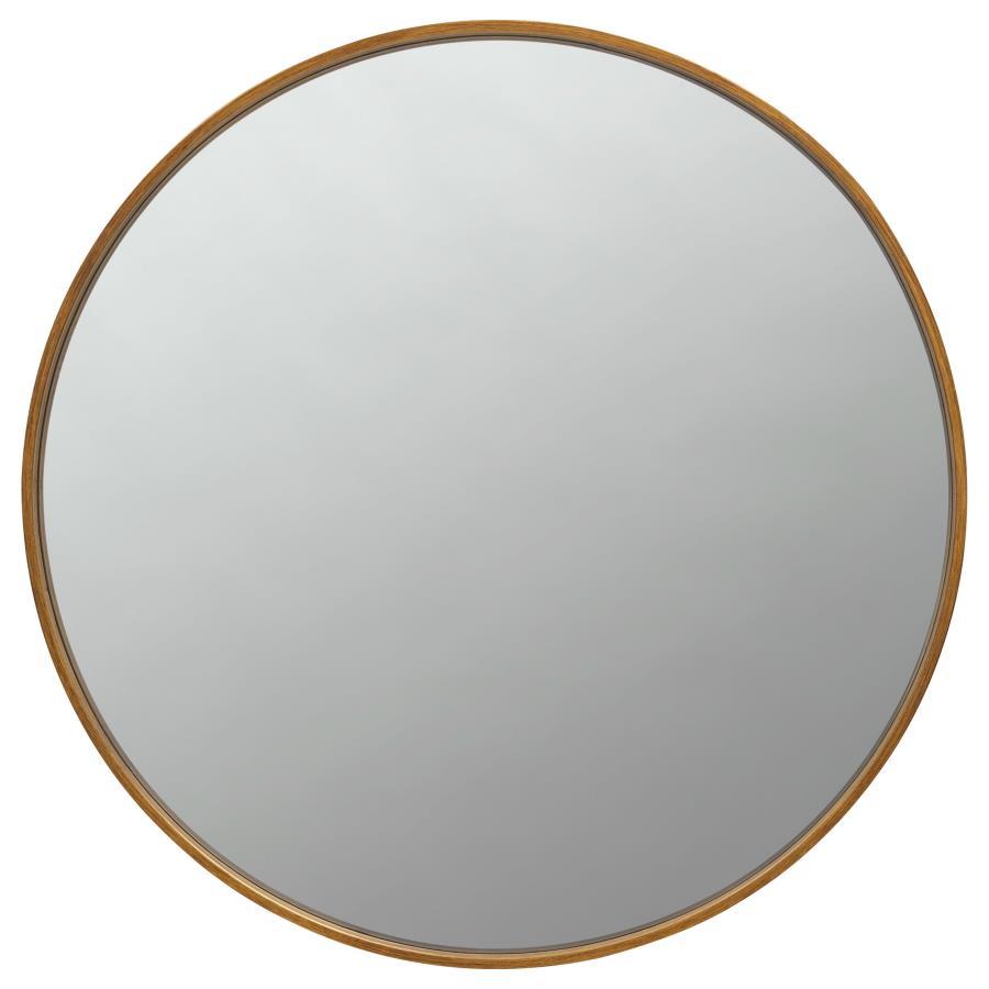 O'Malley - Round Mirror Brass - Gold