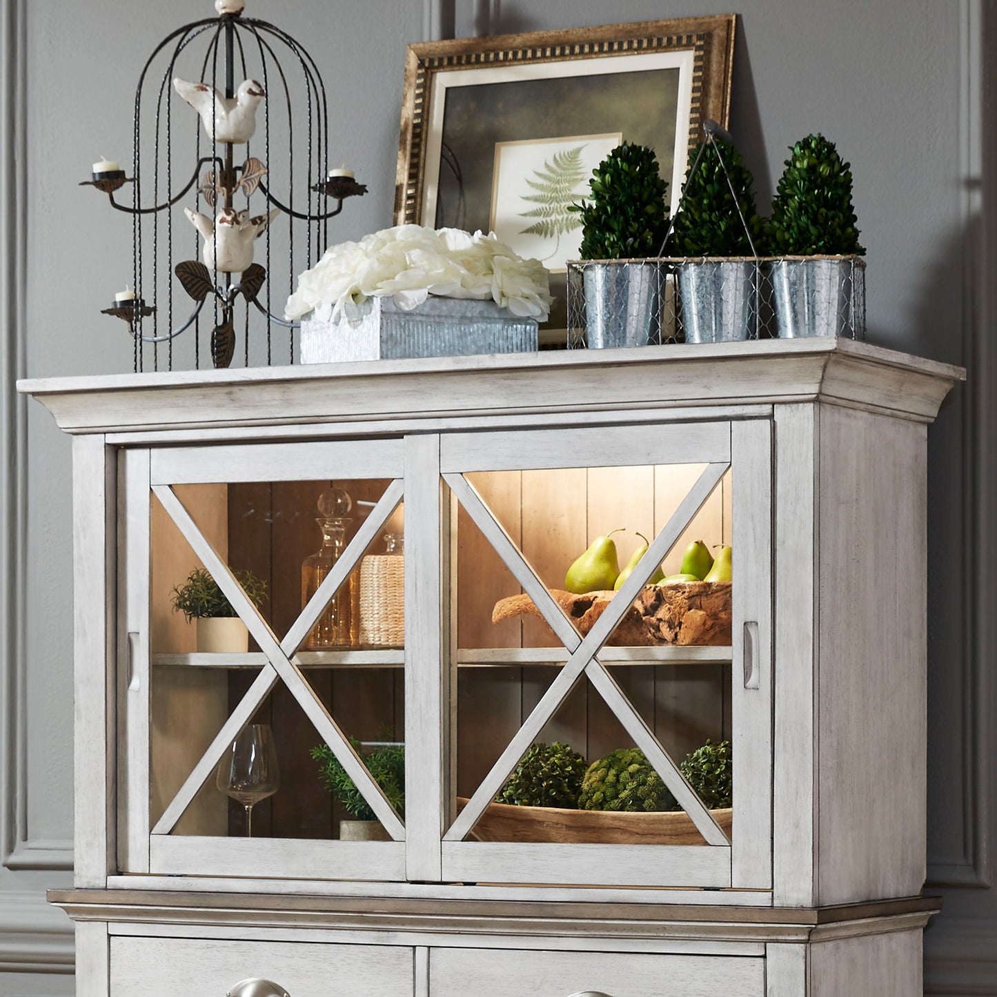 Ocean Isle - Hutch - Antique White