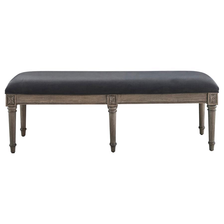Alderwood - Upholstered Bench - French Grey