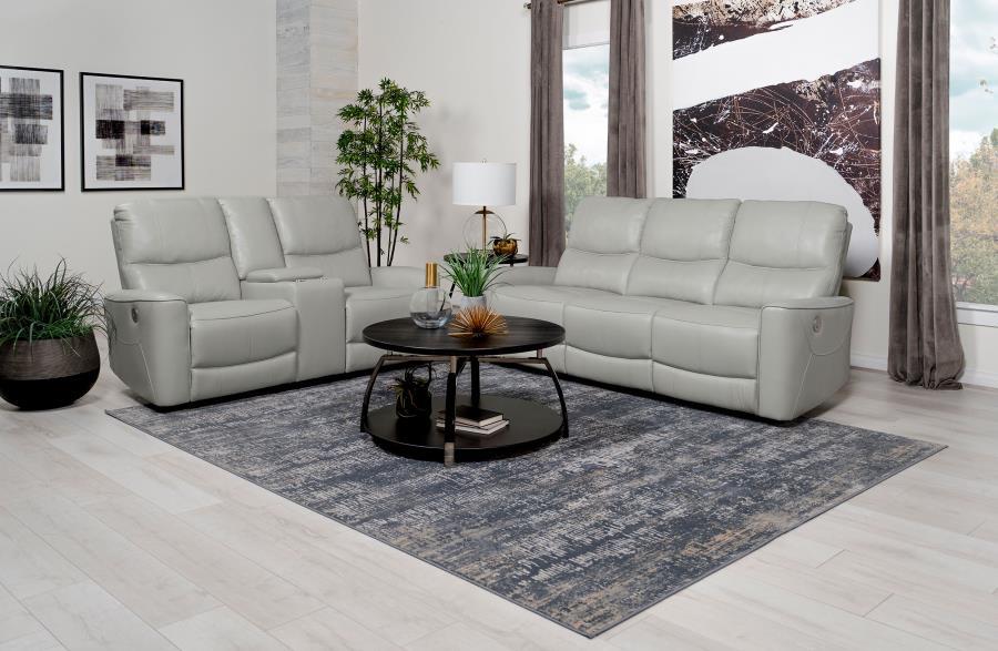 Greenfield - Upholstered Power Reclining Sofa Set