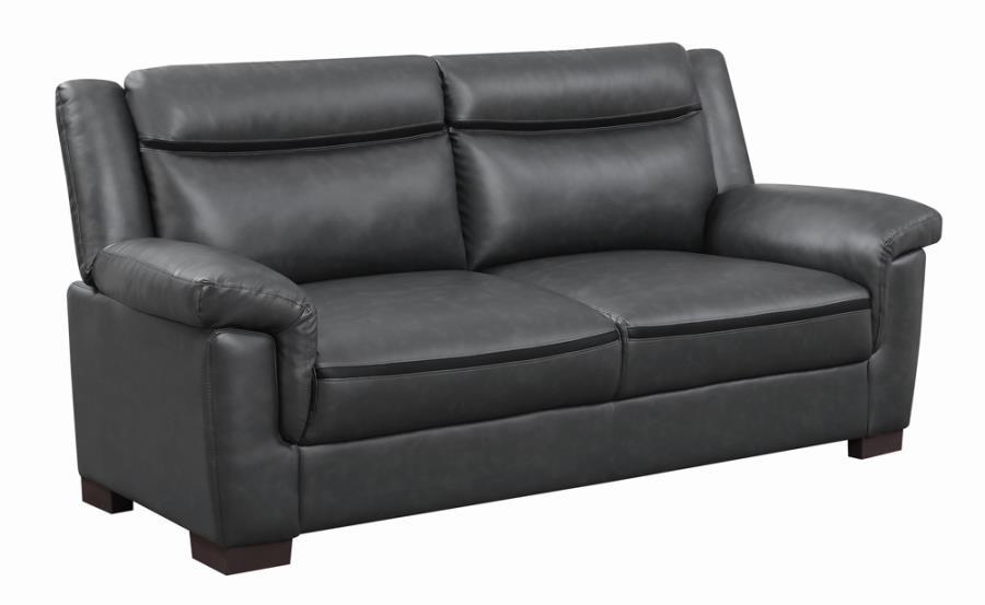 Arabella - Pillow Top Upholstered Sofa - Grey