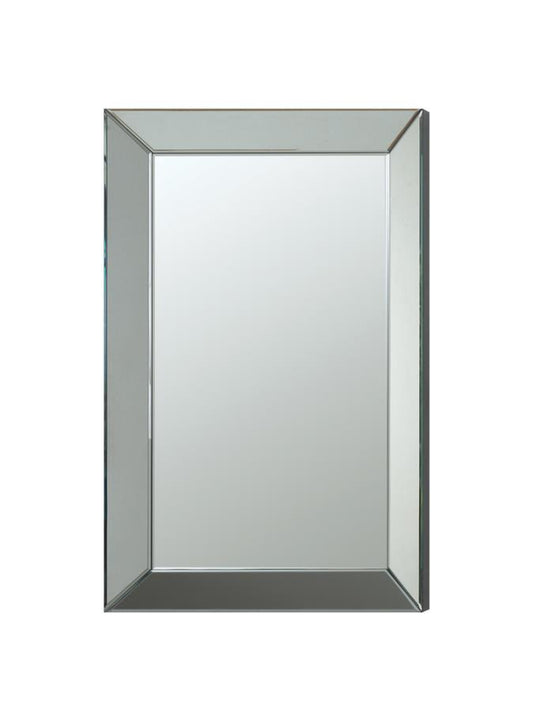 Pinciotti - Beveled Frame Wall Mirror - Silver