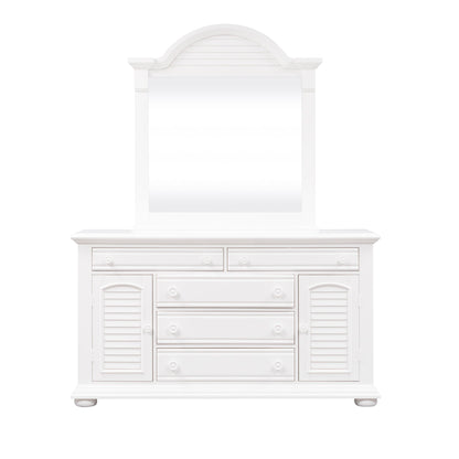Summer House - Dresser & Mirror - White