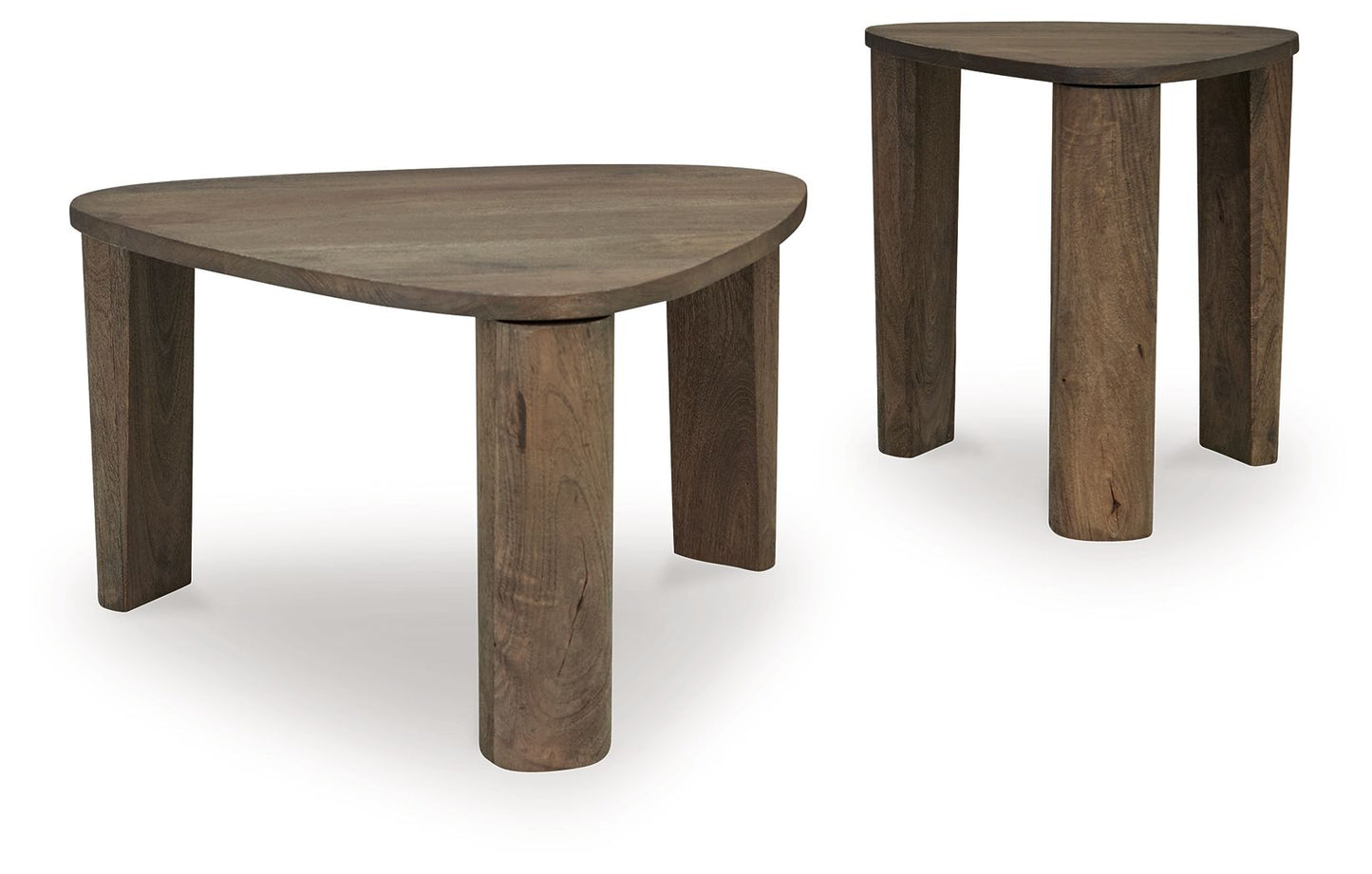 Reidport - Grayish Brown - Accent Cocktail Table Set (Set of 2)