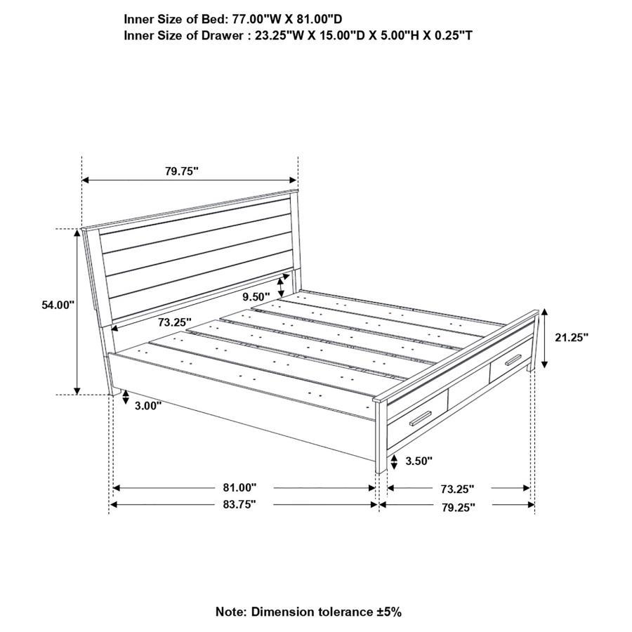 Woodmont - Storage Bed