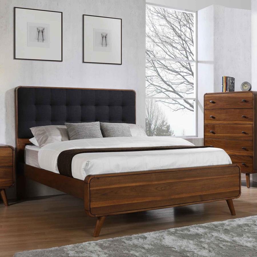 Robyn - Bed with Upholstered Headboard
