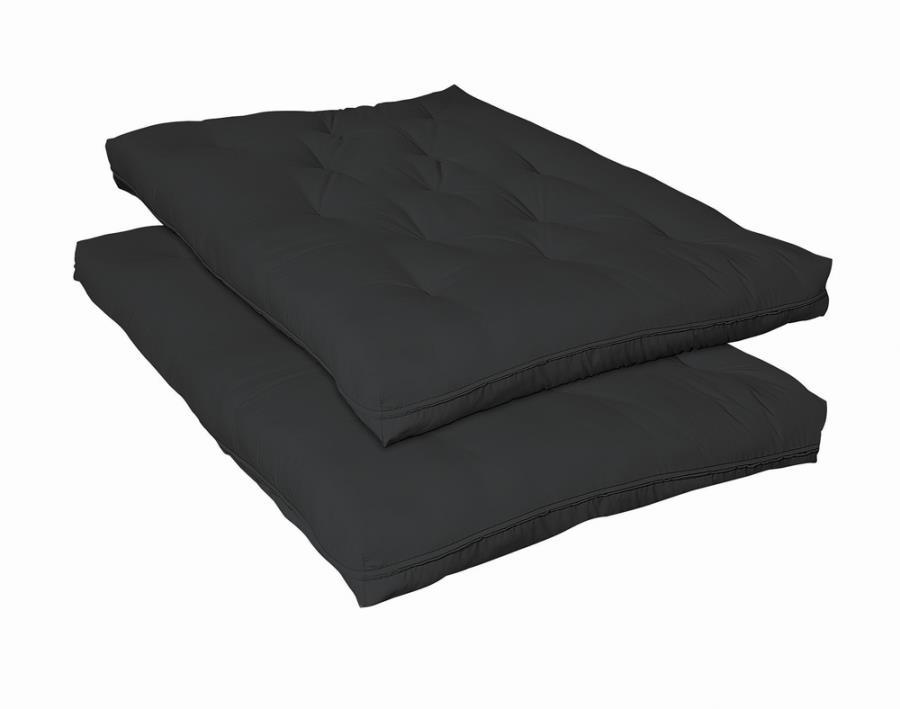 9" Deluxe Innerspring Futon Pad - Black