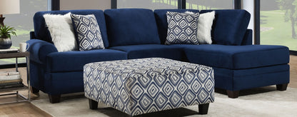 8642 Groovy Navy Sectional