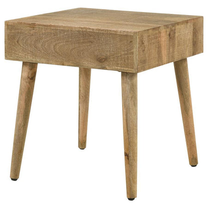 Zabel - Square 1-Drawer End Table - Natural