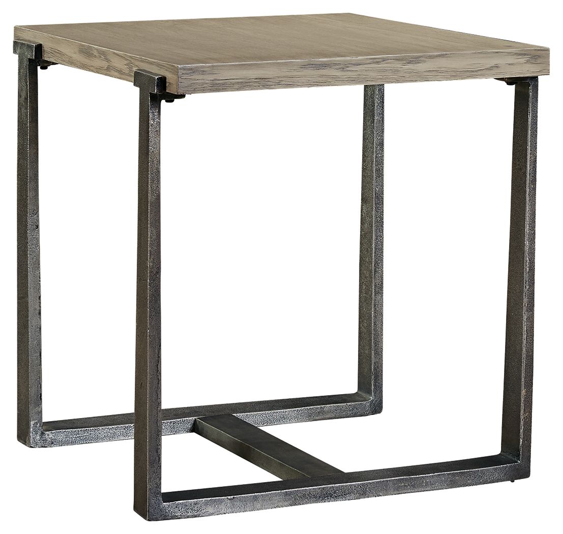 Dalenville - Gray - Rectangular End Table