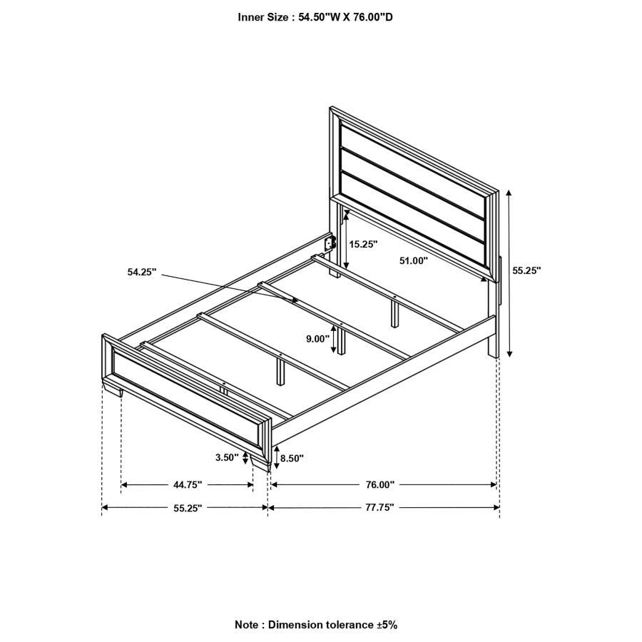 Brandon - Panel Bed