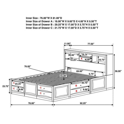 Phoenix - 10-Drawer Bed
